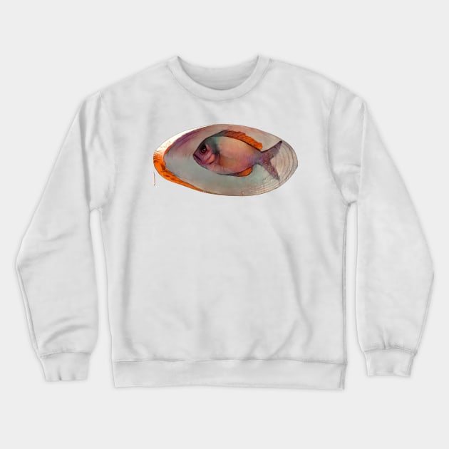 Fish Crewneck Sweatshirt by reyhanartstudio